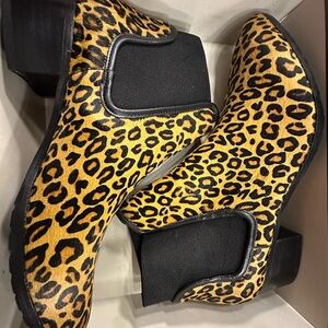 Donald J. Pliner Animal Print Ankle Boots